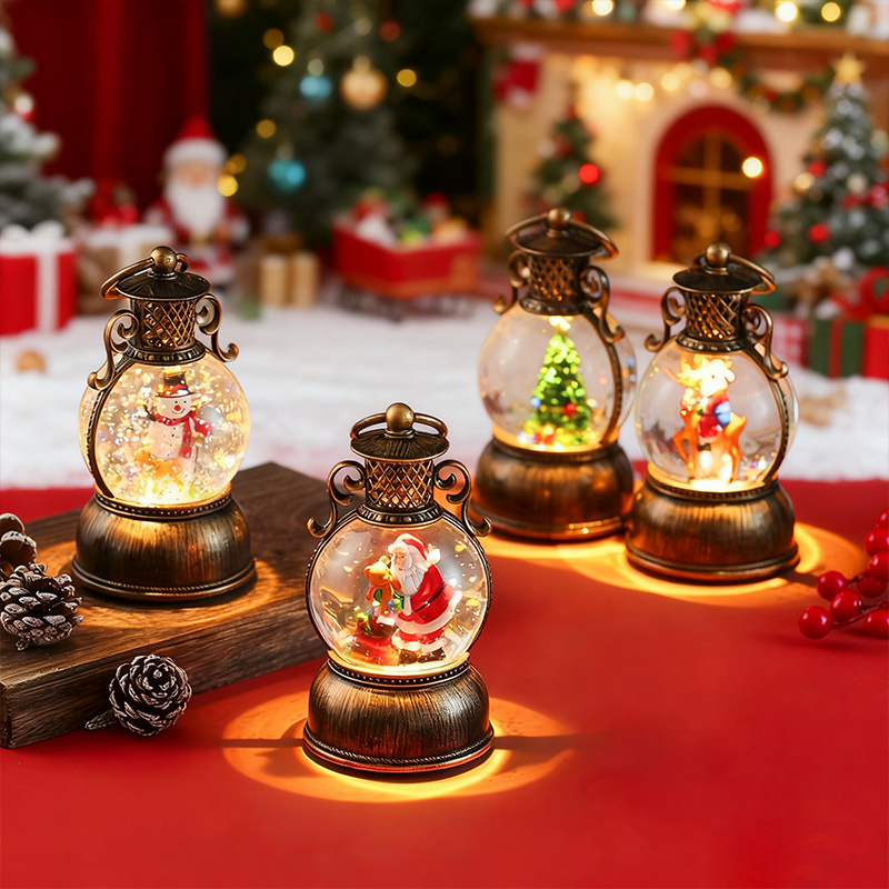 Vintage Style USB Powered Ligh - đánh giá và giá Snow Globe Musical