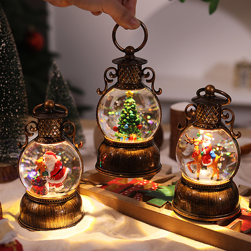 Vintage Style USB Powered Ligh - đánh giá và giá Snow Globe Musical