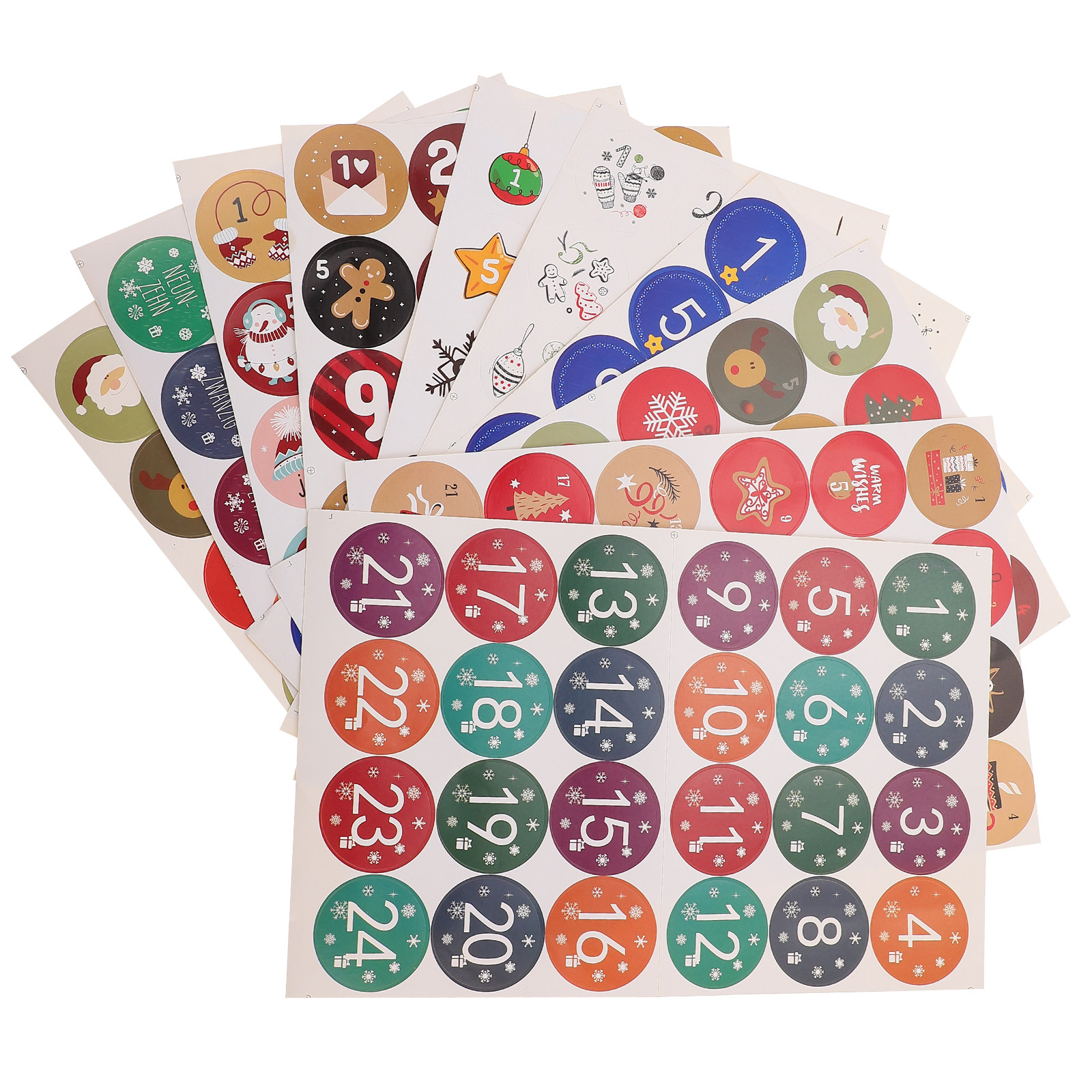 10 Sheets Christmas Decoration - đánh giá và giá Advent Calendar Gift