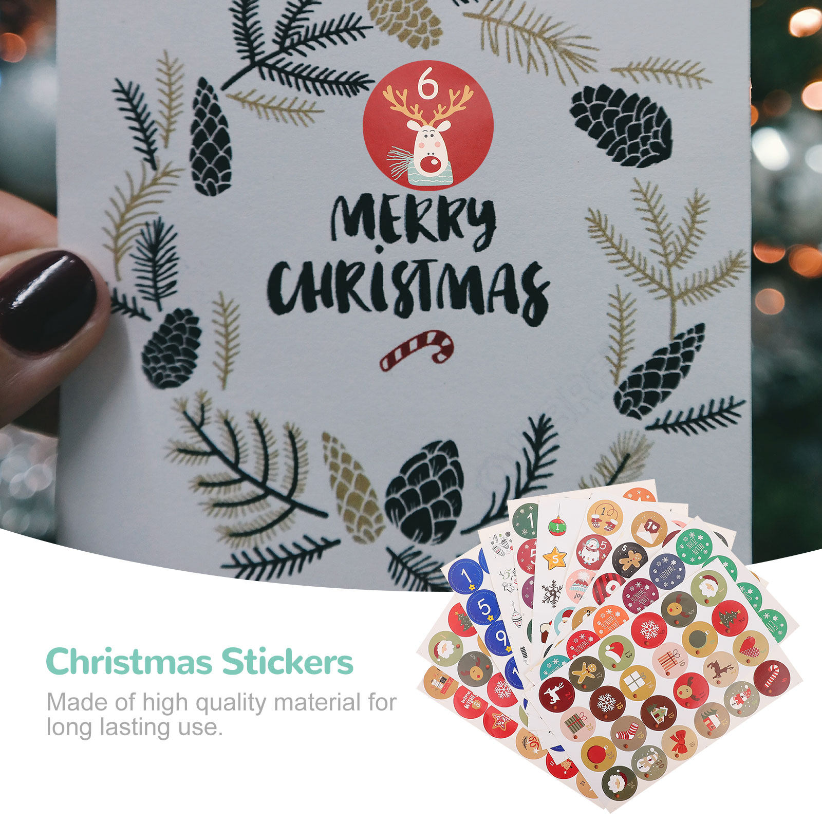 10 Sheets Christmas Decoration - đánh giá và giá Advent Calendar Gift