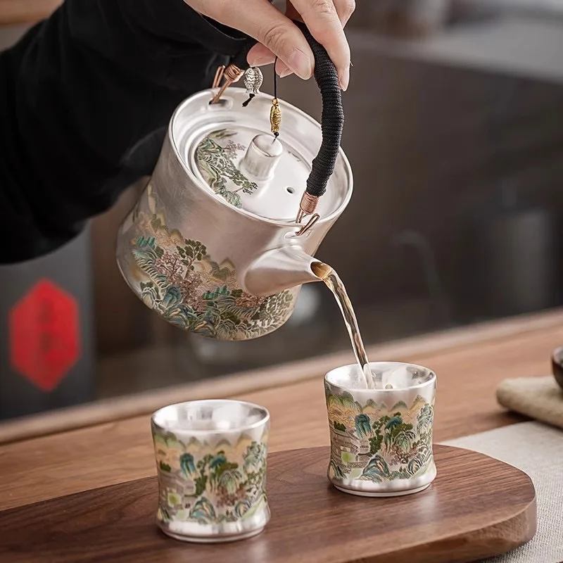 Z30- Liu Yin one pot two cups  - đánh giá và giá Gift Box Wrap Set