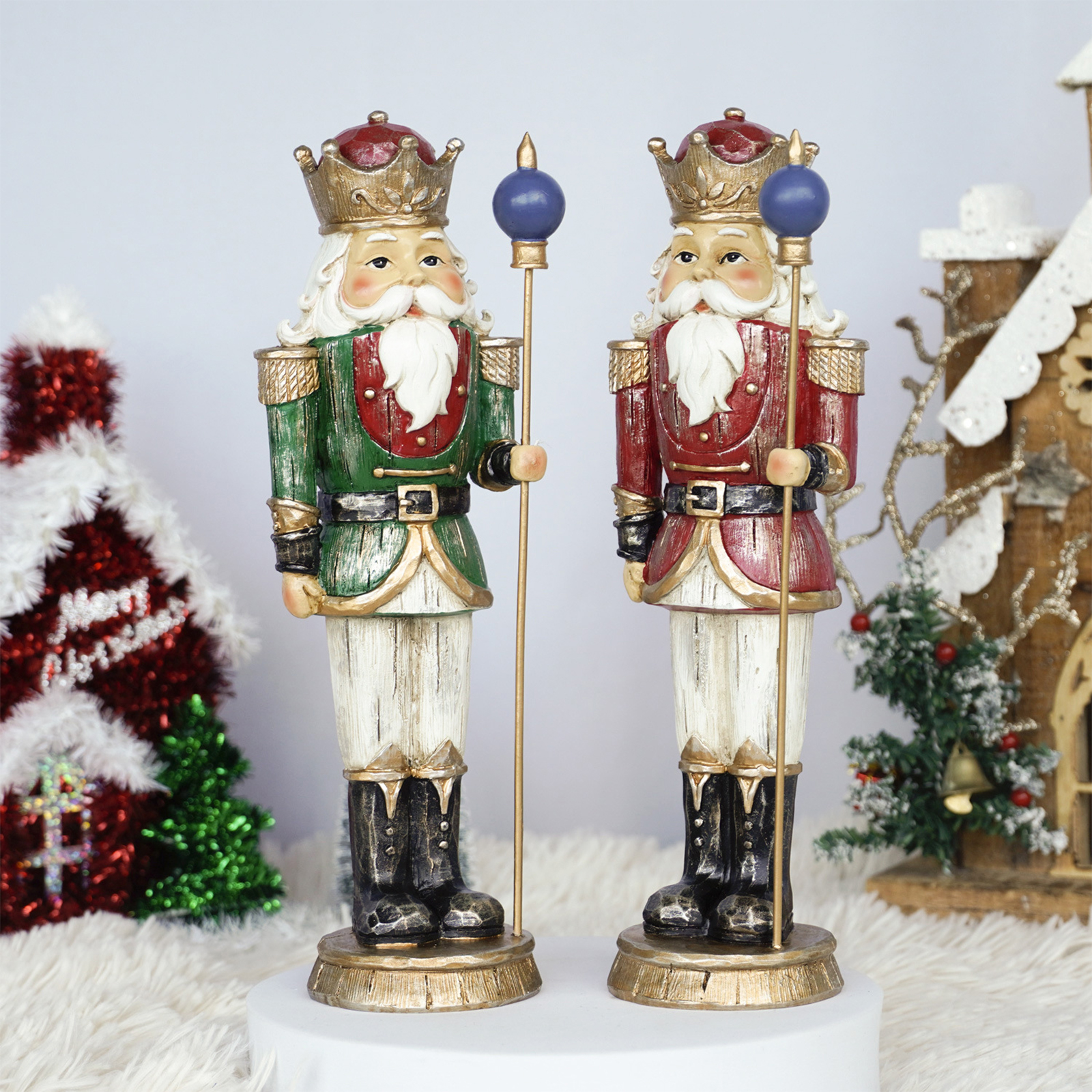 10 Inch Resin Christmas Nutcra - đánh giá và giá Nutcracker Figurine