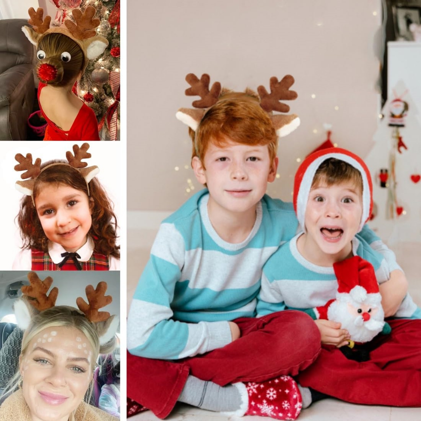 1PC Christmas Reindeer Antlers - đánh giá và giá Reindeer Antlers Headband