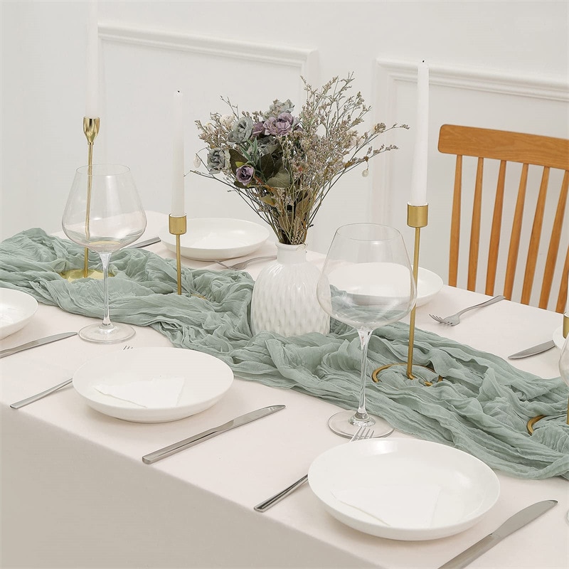 Bán-sheer gạc tiệc cưới giáng  - đánh giá và giá Christmas Table Runner