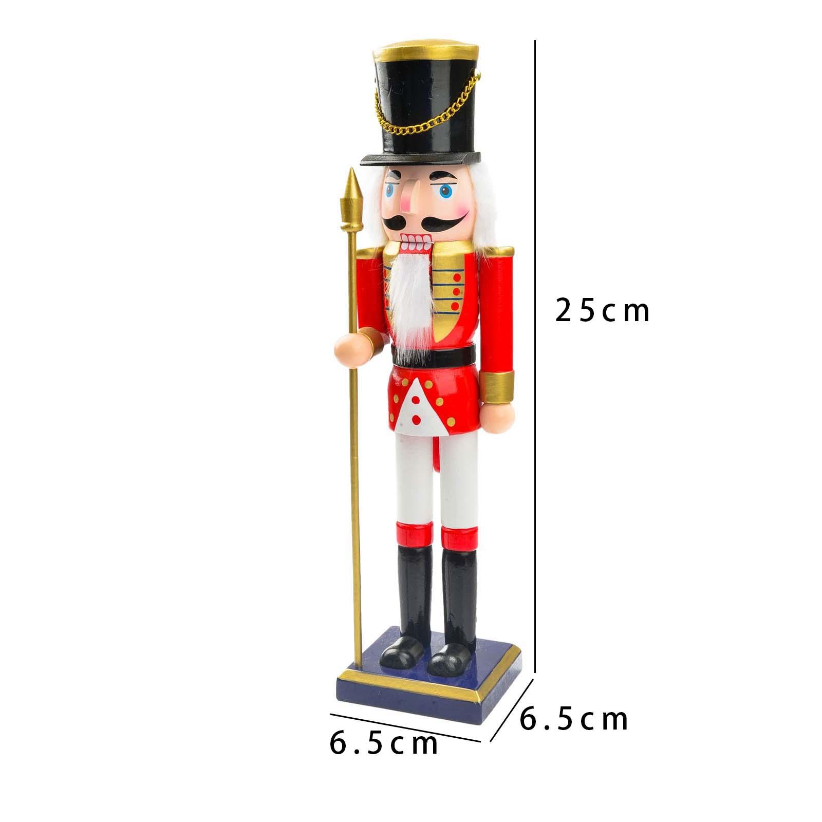 25cm Wooden Christmas Nutcrack - đánh giá và giá Nutcracker Figurine