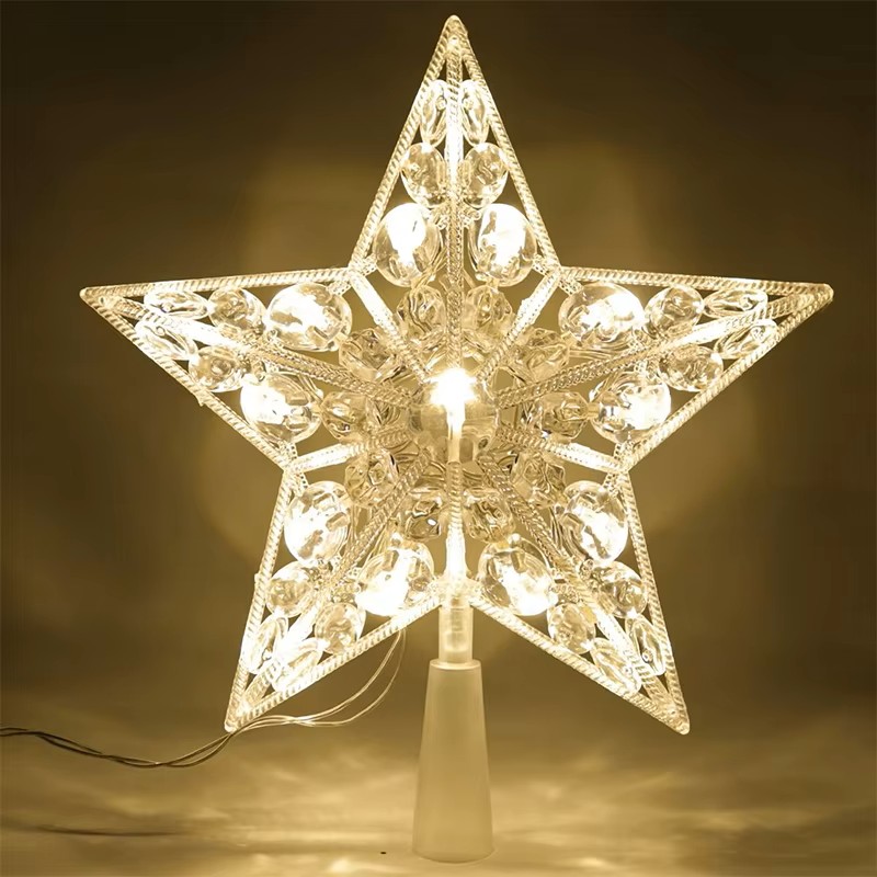 15cm Christmas Glowing Tree To - đánh giá và giá Star Tree Topper
