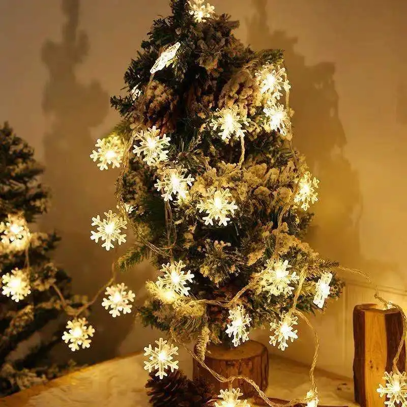 10/20/40 LED Snowflake String  - đánh giá và giá Led Fairy String Lights