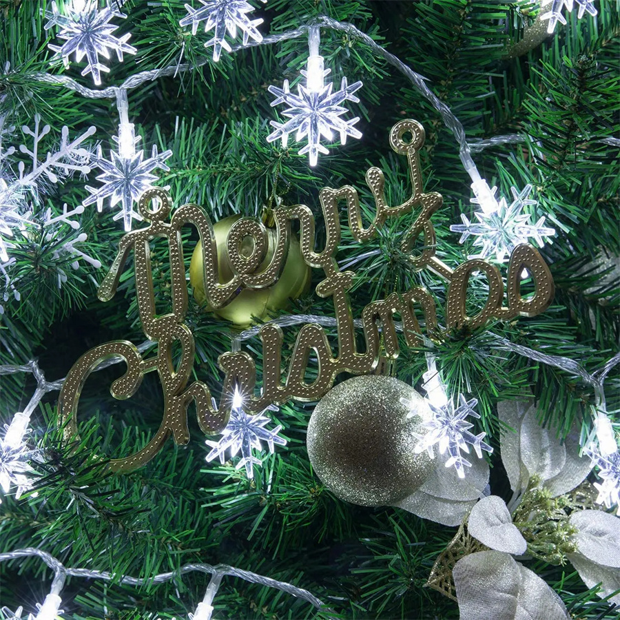 10/20/40 LED Snowflake String  - đánh giá và giá Led Fairy String Lights
