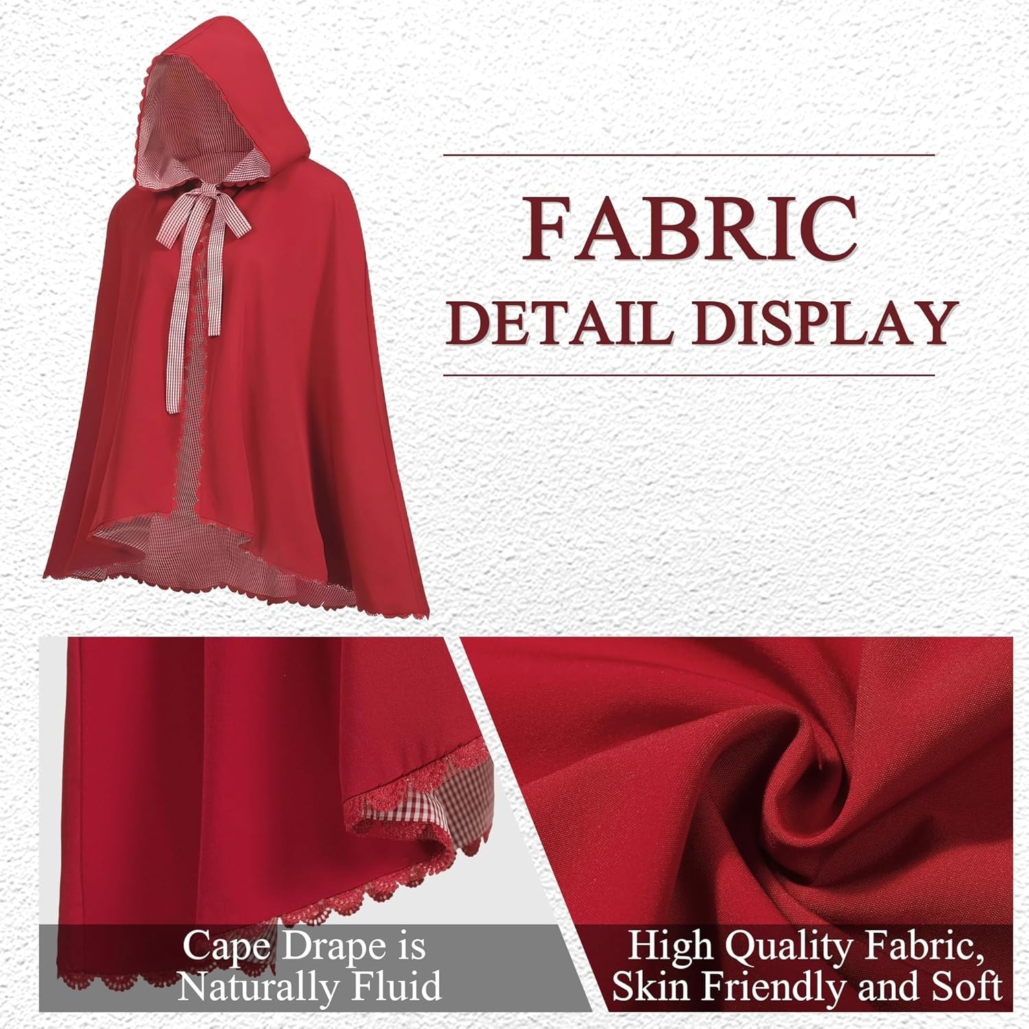 Red Plaid Cape Women's Double  - đánh giá và giá Christmas Throw Blanket