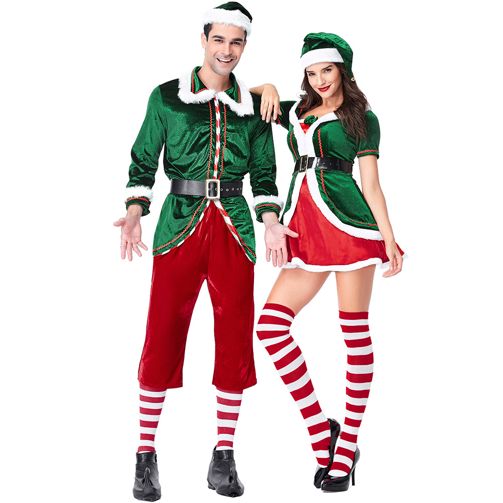 Santa Claus Costume Women Men  - đánh giá và giá Elf Costume Christmas