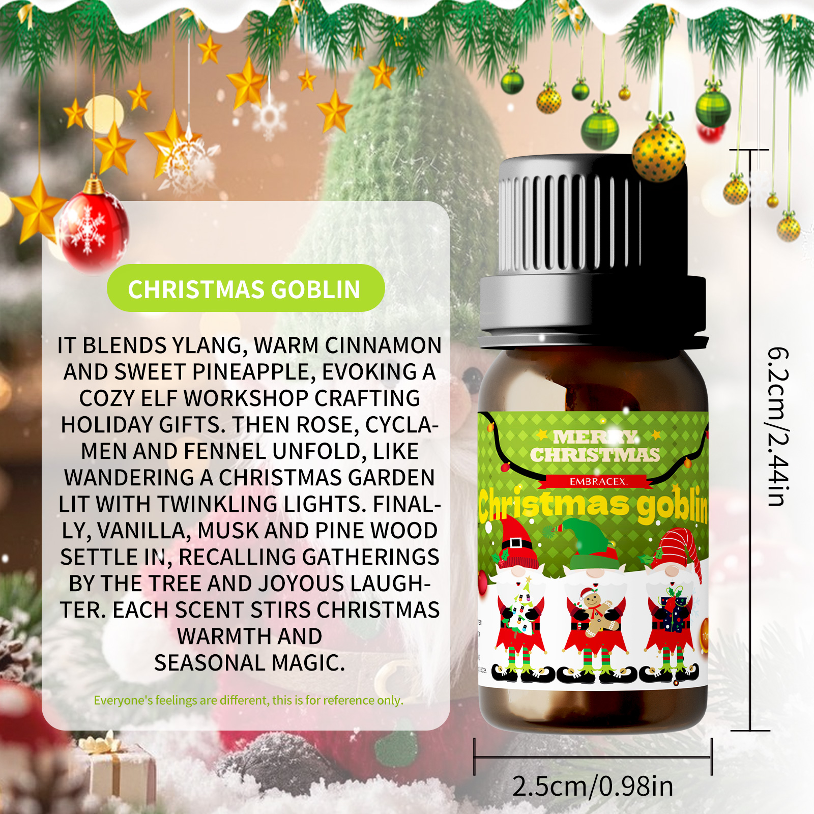 10ml Christmas Goblin Essentia - đánh giá và giá Holiday Candle Set