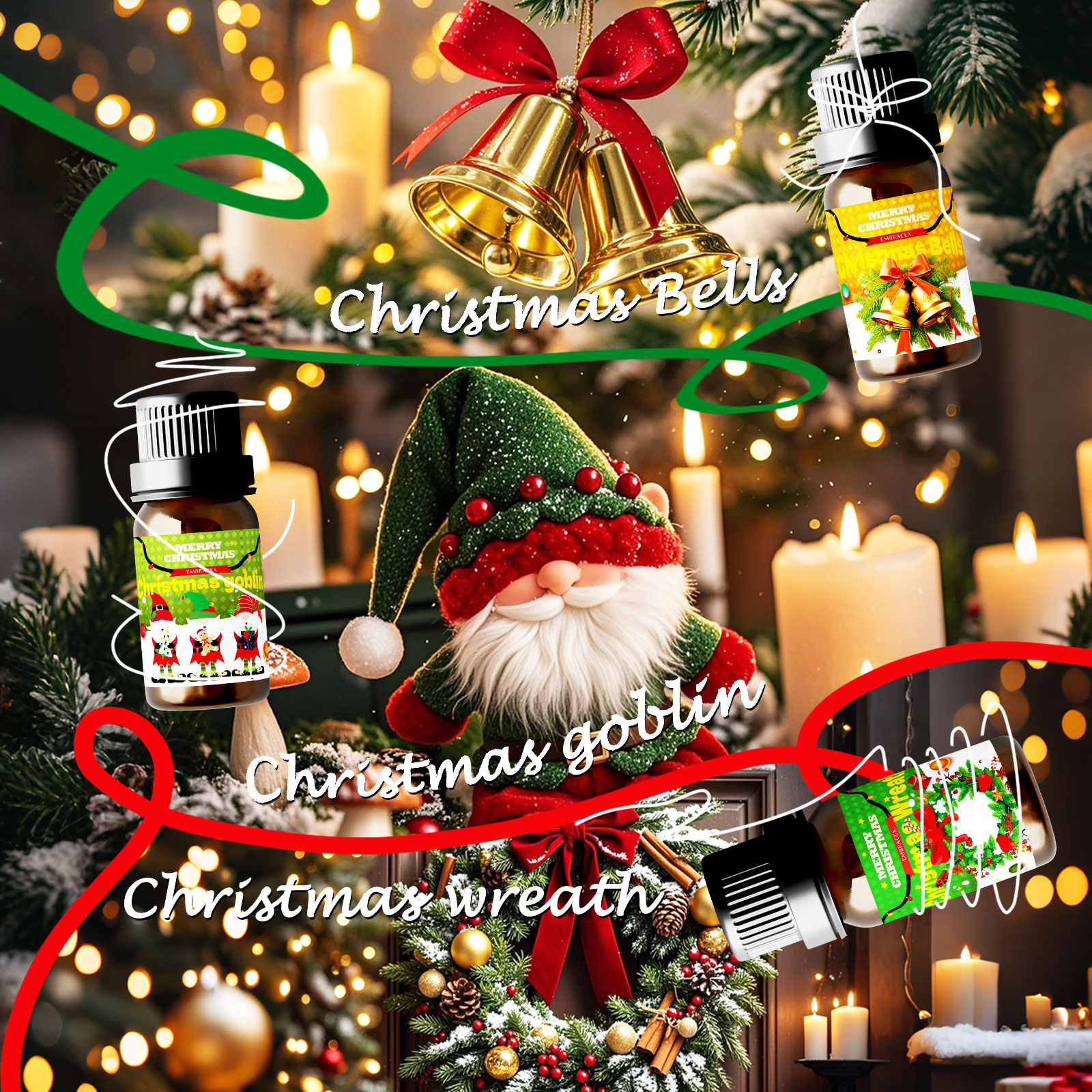 10ml Christmas Goblin Essentia - đánh giá và giá Holiday Candle Set