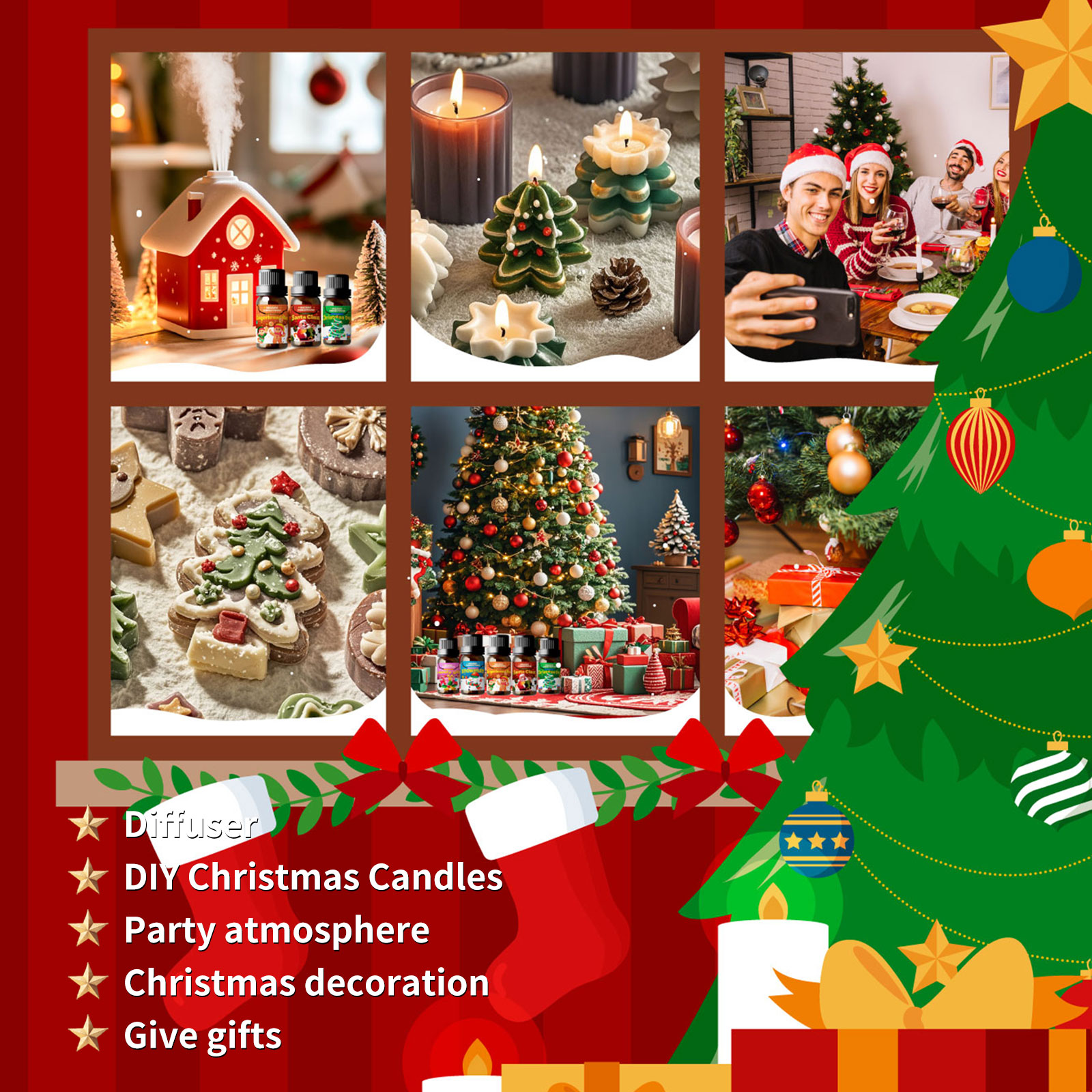 10ml Christmas Goblin Essentia - đánh giá và giá Holiday Candle Set
