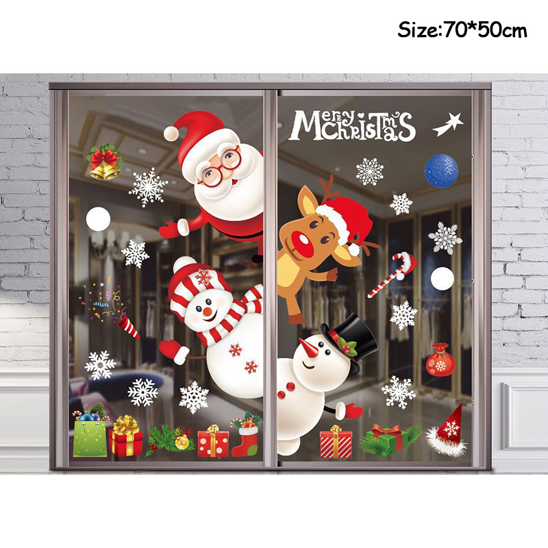 Chúc Giáng Sinh Trang Trí Cửa  - đánh giá và giá Snowflake Window Decal
