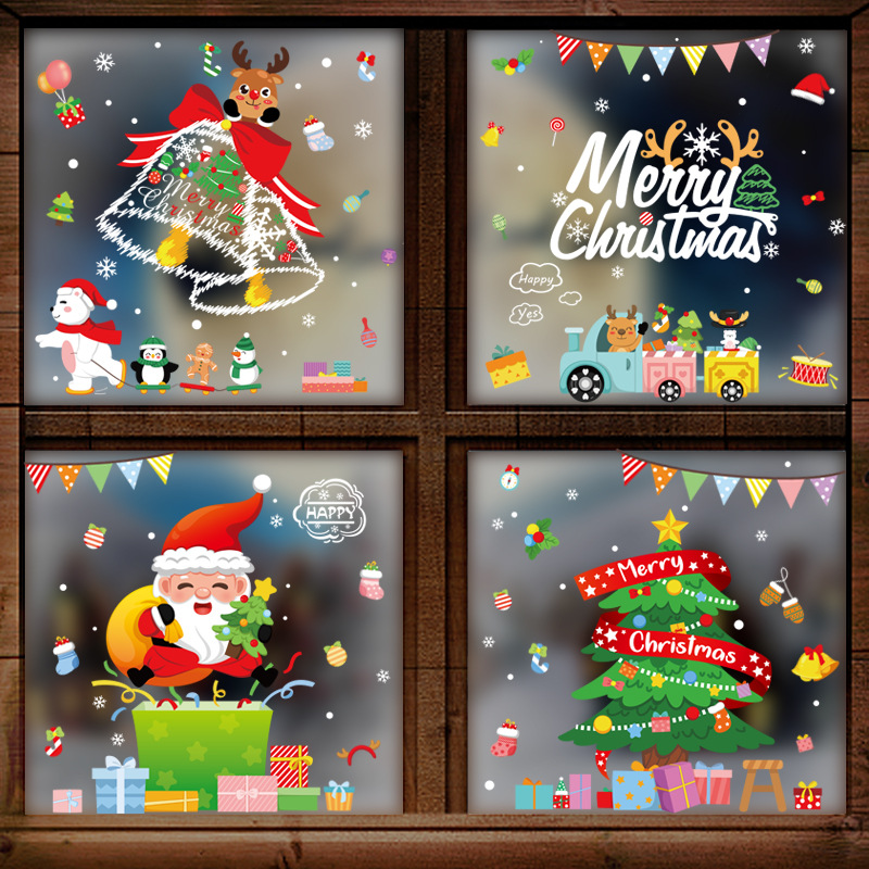 Chúc Giáng Sinh Trang Trí Cửa  - đánh giá và giá Snowflake Window Decal