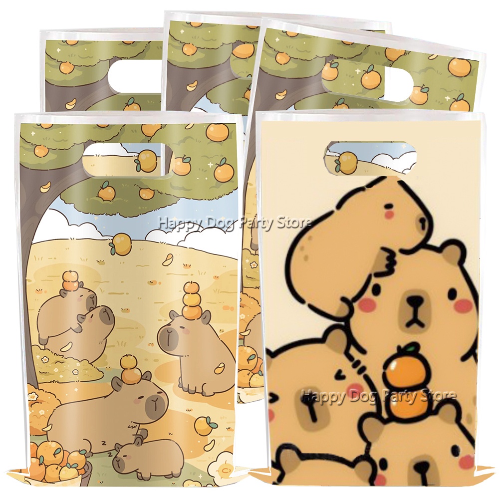 Cartoon Capybara Party Supplie - đánh giá và giá Gift Box Wrap Set