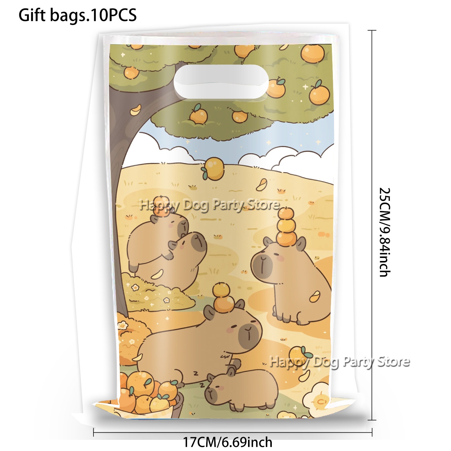 Cartoon Capybara Party Supplie - đánh giá và giá Gift Box Wrap Set