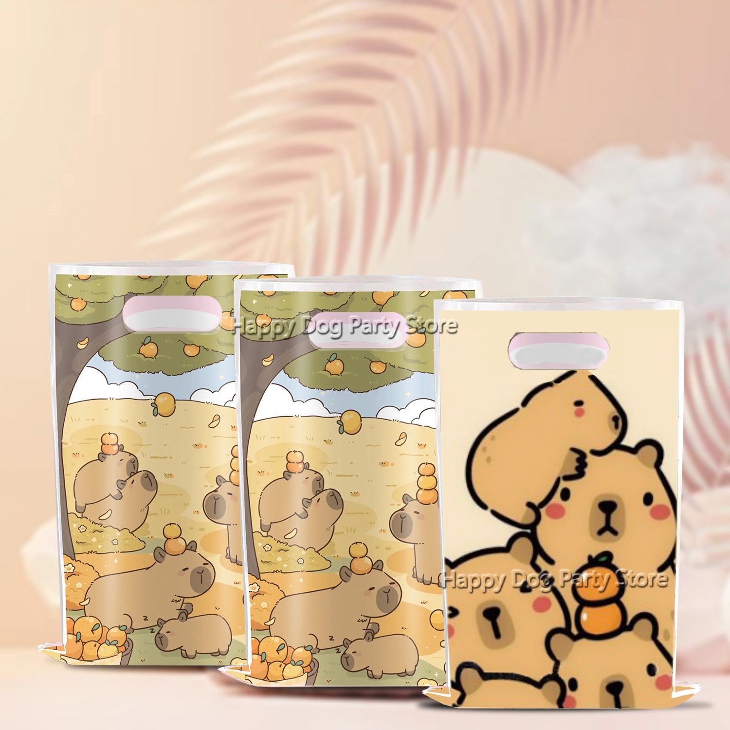 Cartoon Capybara Party Supplie - đánh giá và giá Gift Box Wrap Set