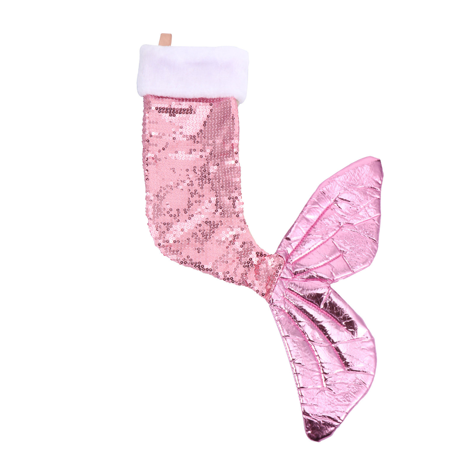 Sequins Mermaid Tail Stocking  - đánh giá và giá Christmas Stocking Hanging