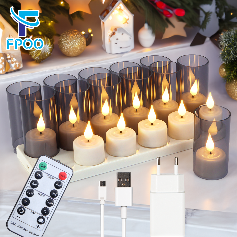 LED Candle Light Rechargeable  - đánh giá và giá Holiday Candle Set