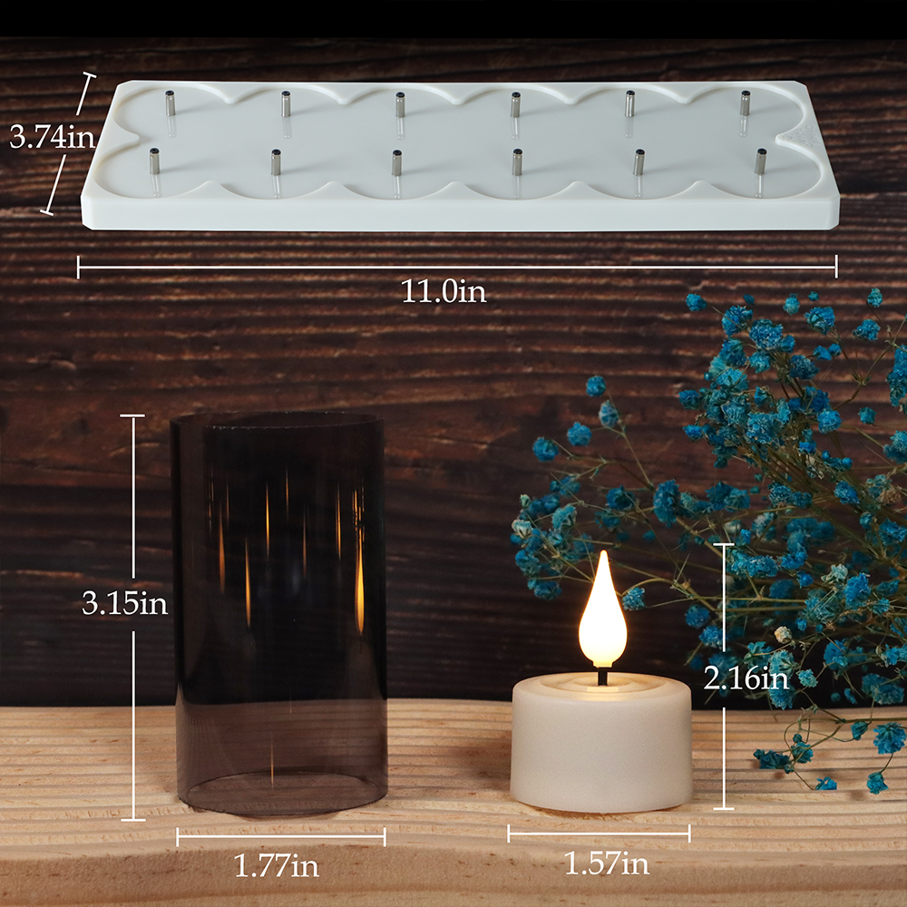 LED Candle Light Rechargeable  - đánh giá và giá Holiday Candle Set