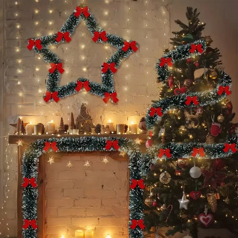 LED Christmas Tinsel Garland A - đánh giá và giá Tinsel Garland Decoration