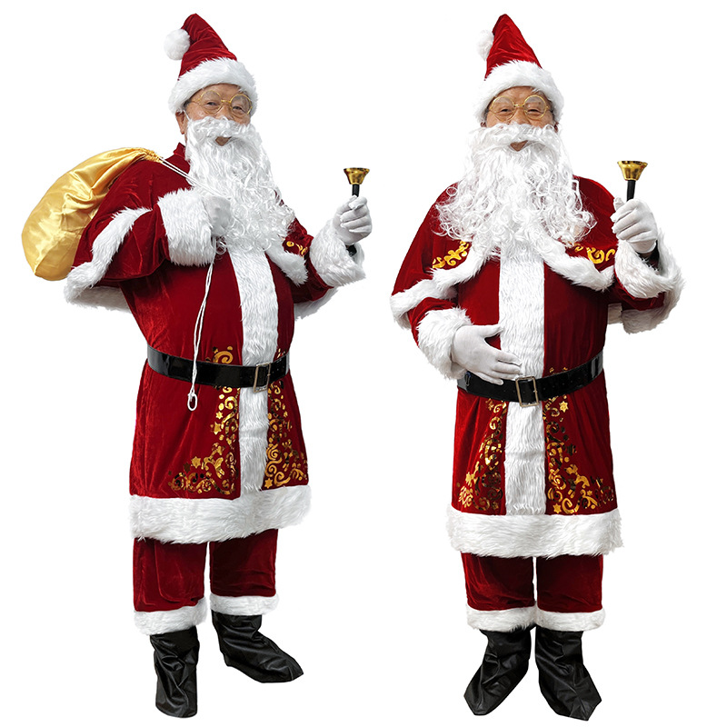 Santa Claus Costume Adult Men  - đánh giá và giá Elf Costume Christmas