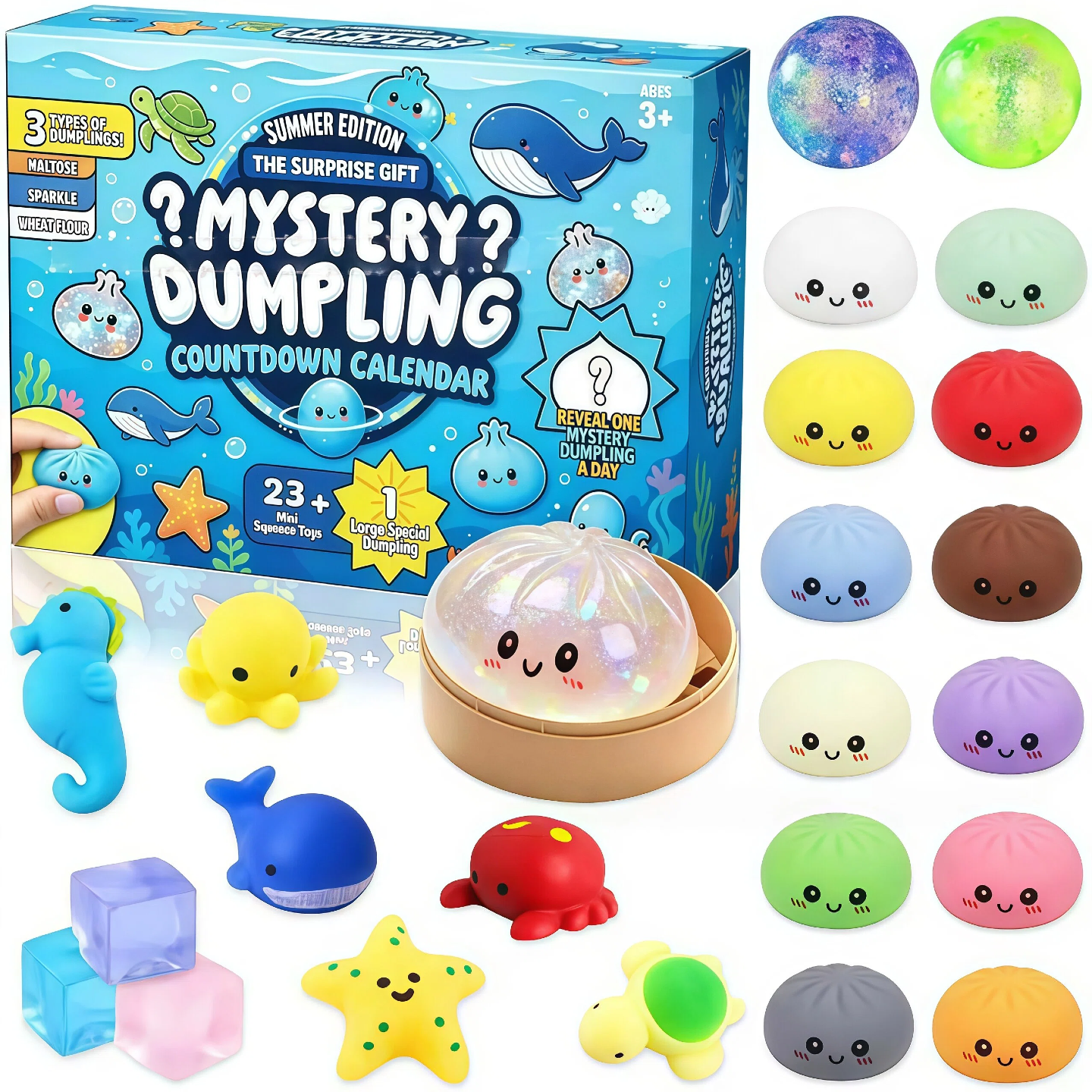 Maltose Squishy Advent Calenda - đánh giá và giá Advent Calendar Gift