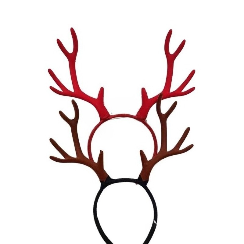 10pair 17cm Flocked Reindeer A - đánh giá và giá Reindeer Antlers Headband