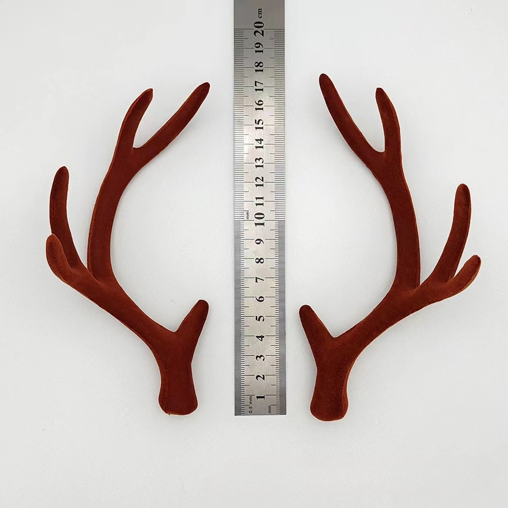 10pair 17cm Flocked Reindeer A - đánh giá và giá Reindeer Antlers Headband