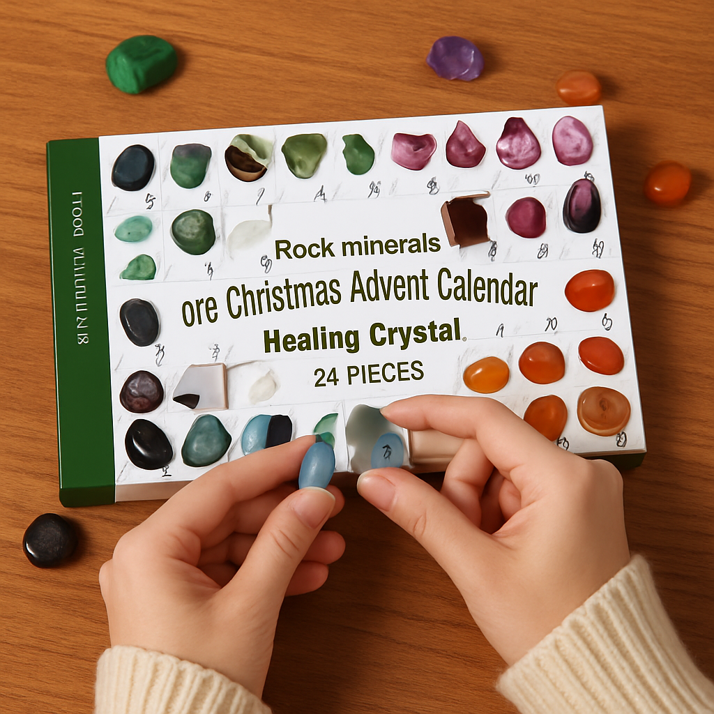 Stone Rock Mineral Collection  - đánh giá và giá Advent Calendar Gift