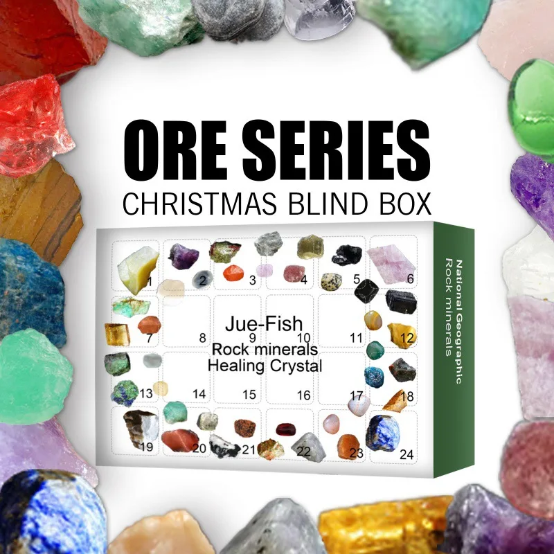Stone Rock Mineral Collection  - đánh giá và giá Advent Calendar Gift