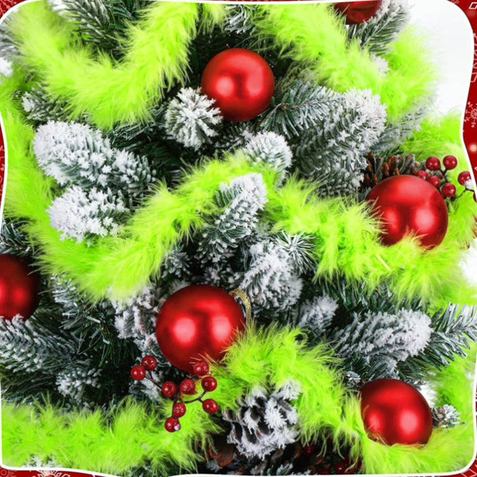 Christmas Garland 3 PCS 20 Fee - đánh giá và giá Tinsel Garland Decoration