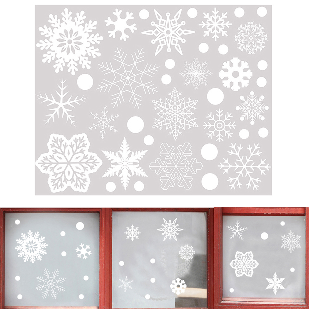 37PCS Gift Xmas Festival Suppl - đánh giá và giá Snowflake Window Decal