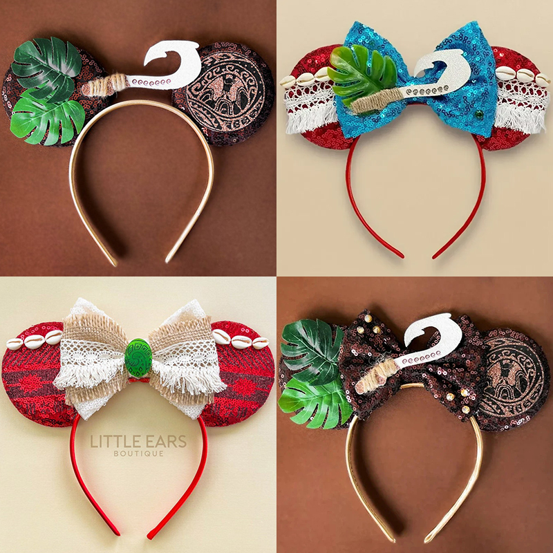 Disney Moana 2 Ear Headband fo - đánh giá và giá Ribbon Bow Gift
