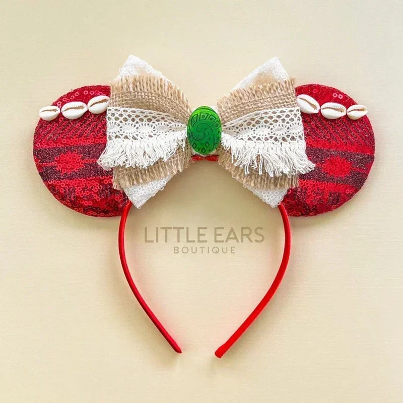 Disney Moana 2 Ear Headband fo - đánh giá và giá Ribbon Bow Gift