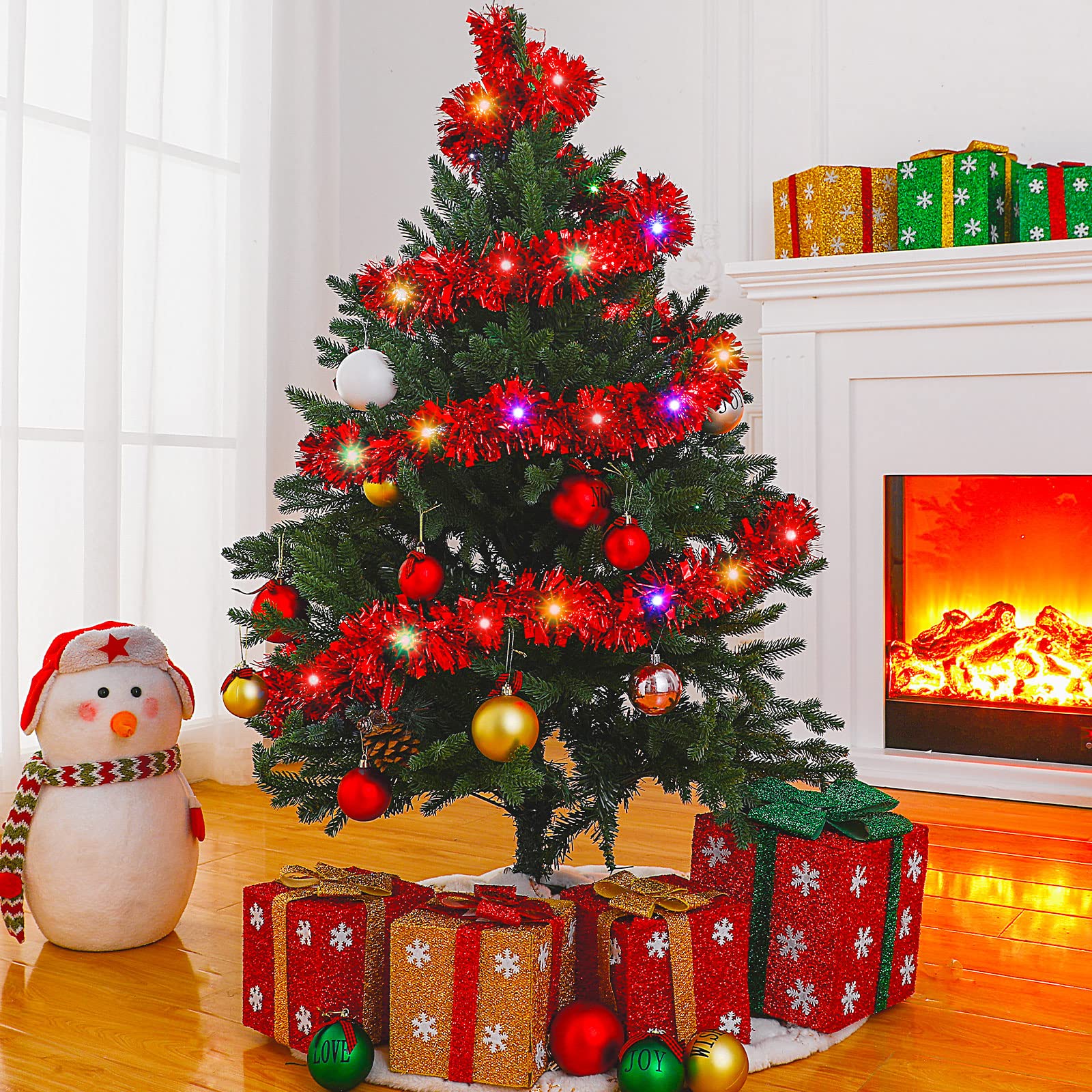 1/3pcs 5M Christmas Tinsel Gar - đánh giá và giá Tinsel Garland Decoration