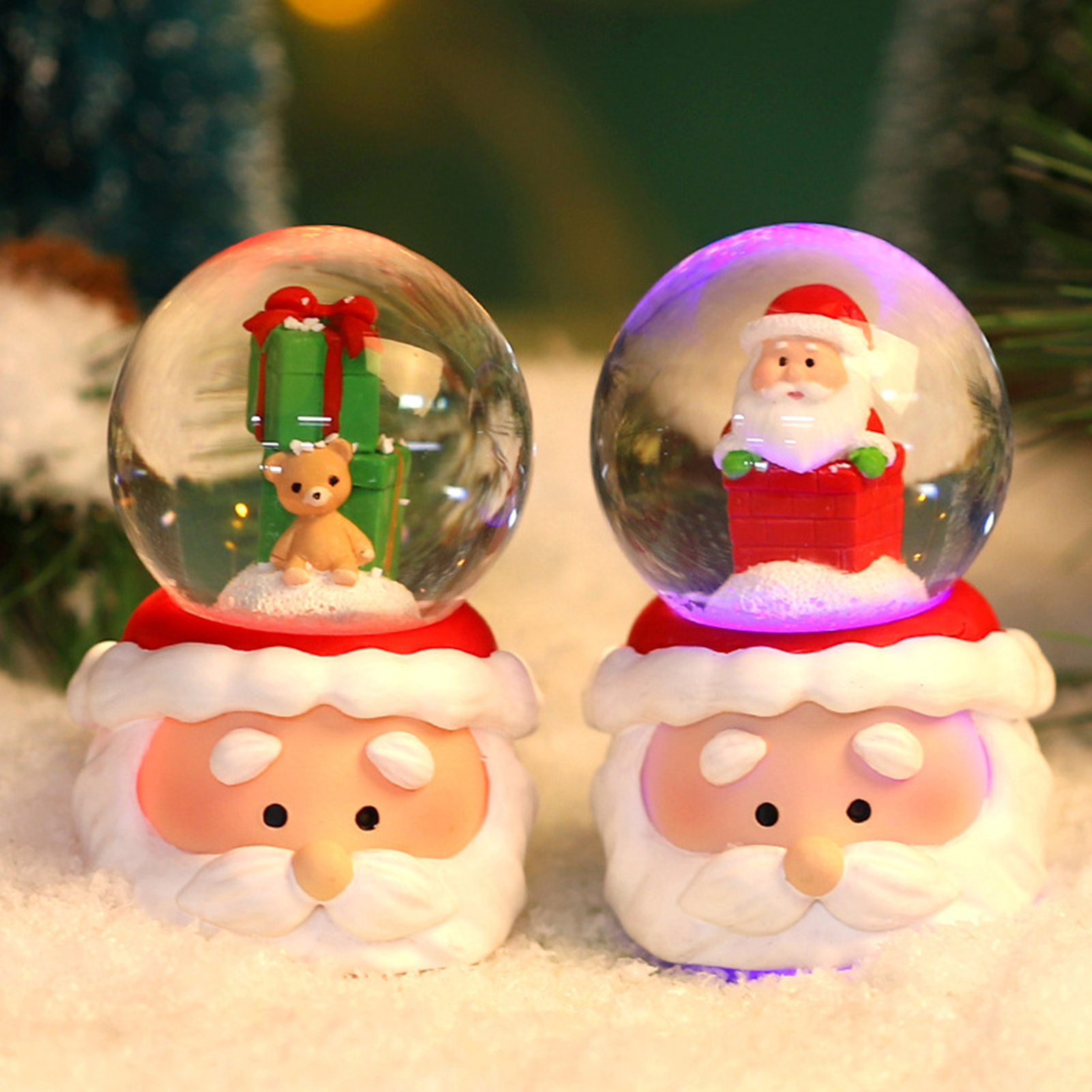 Christmas Crystal Ball Lightin - đánh giá và giá Snow Globe Musical