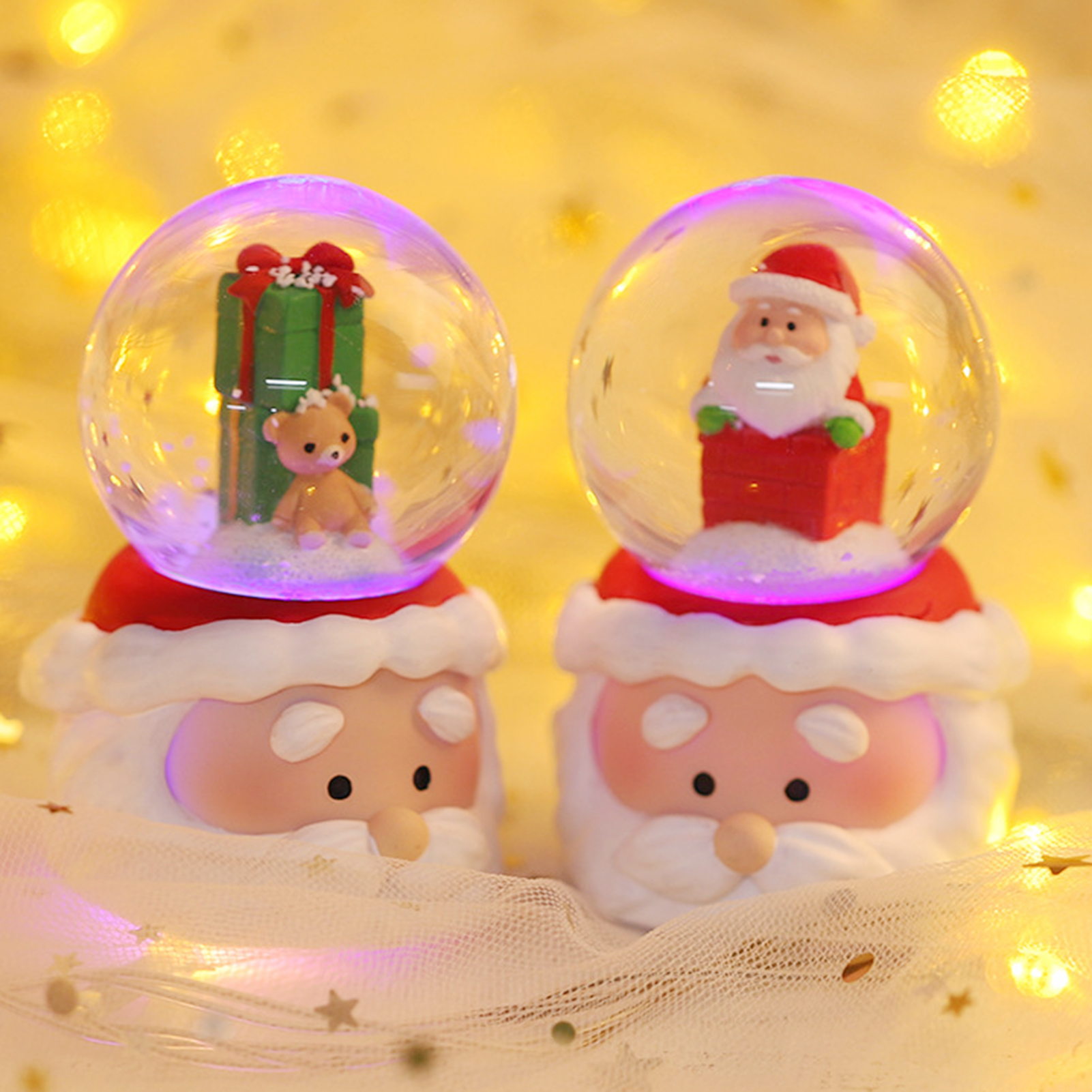 Christmas Crystal Ball Lightin - đánh giá và giá Snow Globe Musical
