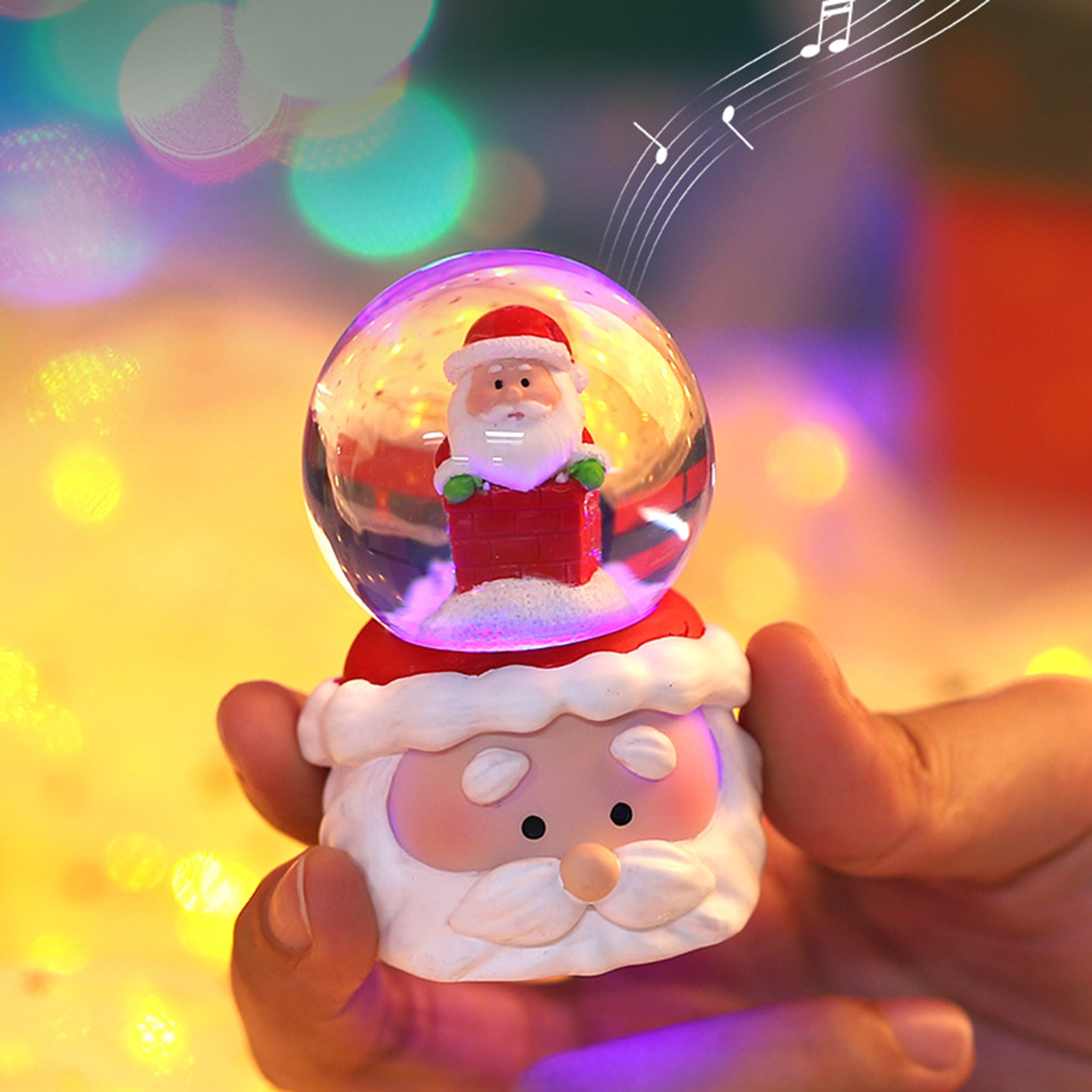 Christmas Crystal Ball Lightin - đánh giá và giá Snow Globe Musical