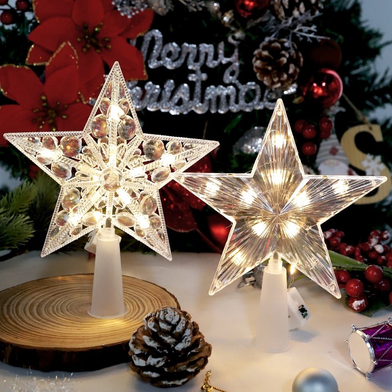 15cm Christmas Decoration Glow - đánh giá và giá Star Tree Topper