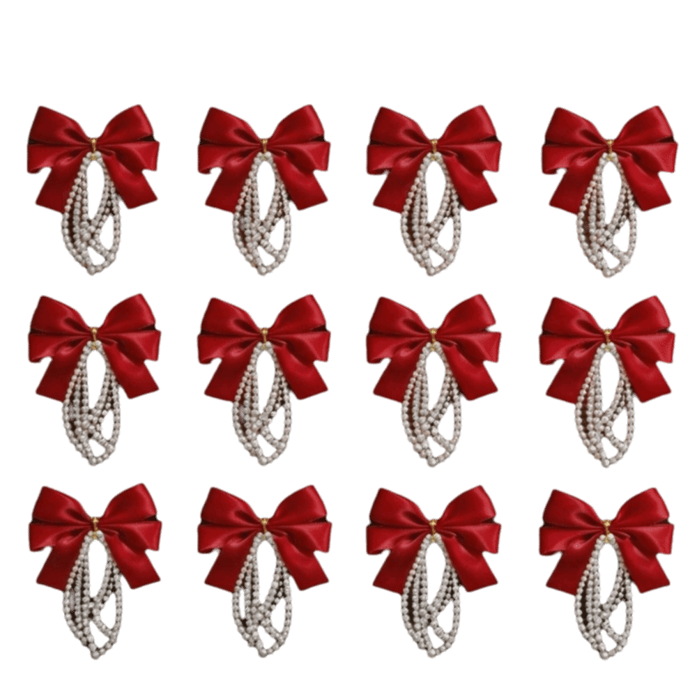 12pcs Set Christmas Tree Bows  - đánh giá và giá Gift Box Wrap Set