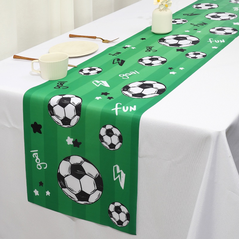 1pc Soccer/Football Party Tabl - đánh giá và giá Christmas Table Runner