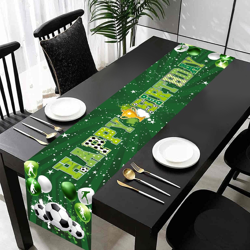 1pc Soccer/Football Party Tabl - đánh giá và giá Christmas Table Runner