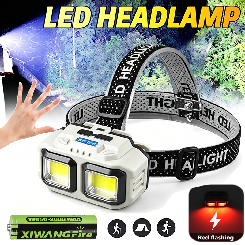 COB LED Headlamp Rechargeable  - đánh giá và giá Christmas Lights Outdoor
