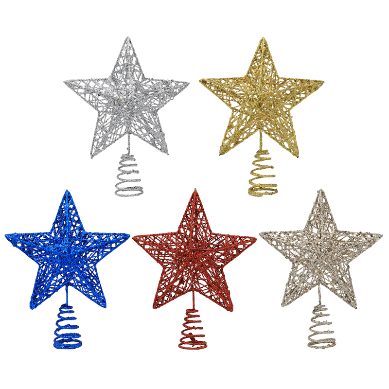 1pc Gold/Silver/Red/Blue Glitt - đánh giá và giá Star Tree Topper