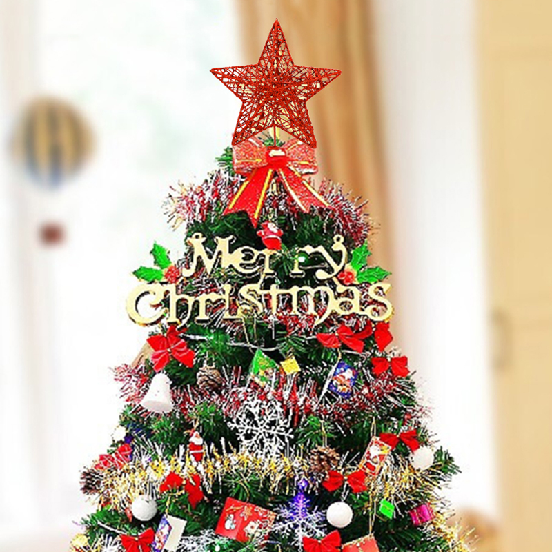 1pc Gold/Silver/Red/Blue Glitt - đánh giá và giá Star Tree Topper