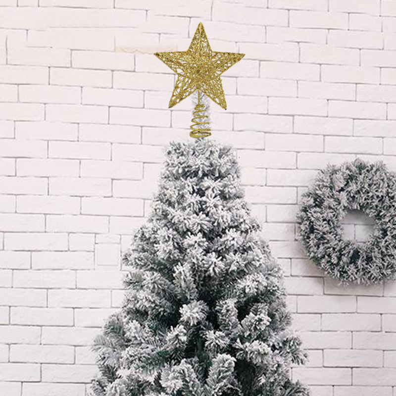1pc Gold/Silver/Red/Blue Glitt - đánh giá và giá Star Tree Topper
