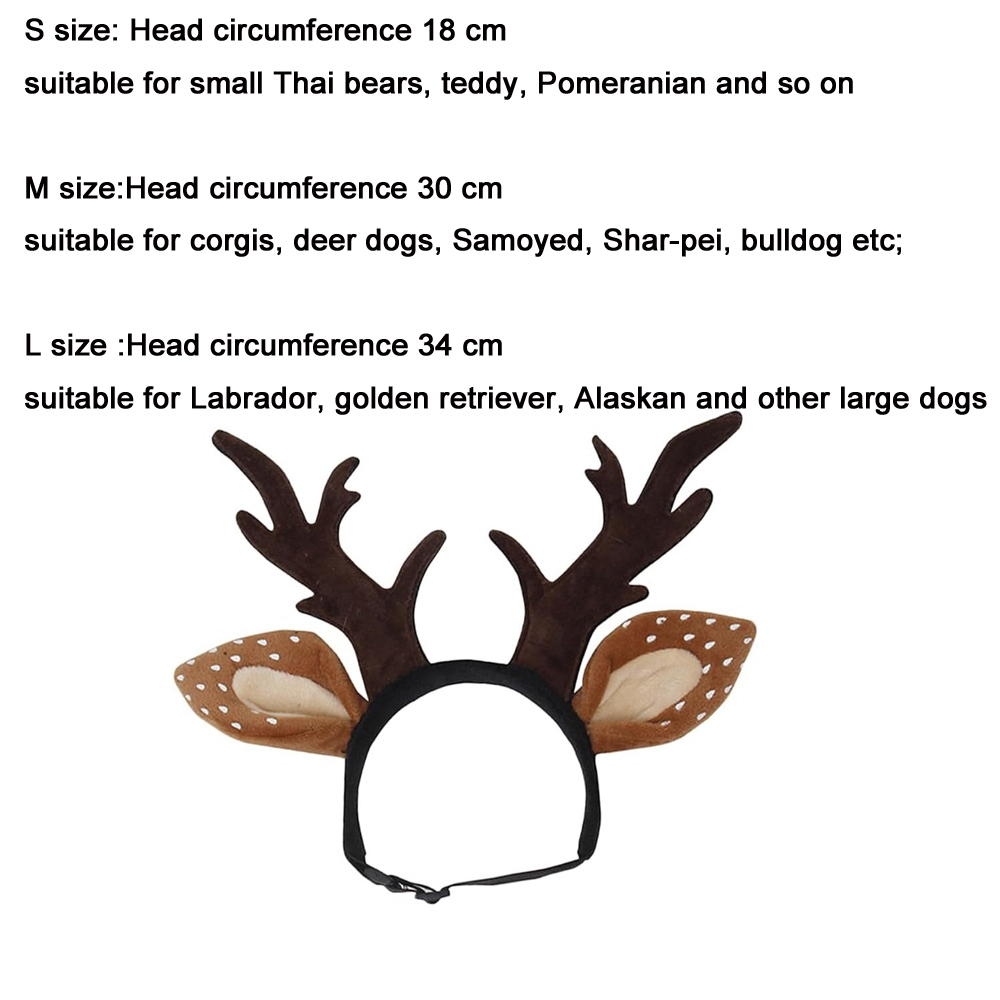 Dogs Headbands Deer Costume Ha - đánh giá và giá Reindeer Antlers Headband
