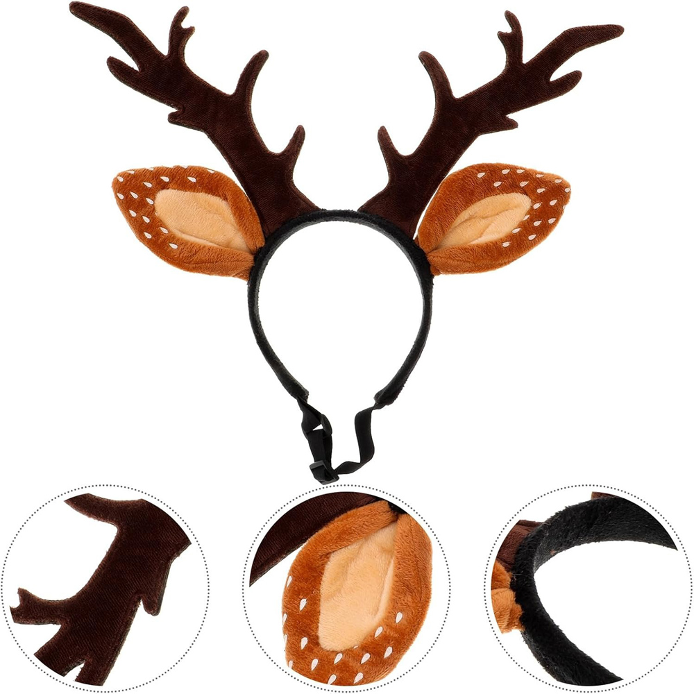 Dogs Headbands Deer Costume Ha - đánh giá và giá Reindeer Antlers Headband